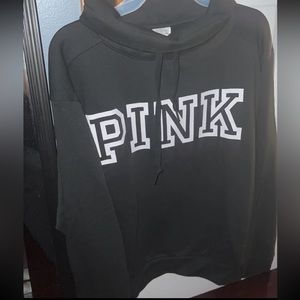 pink hoodie